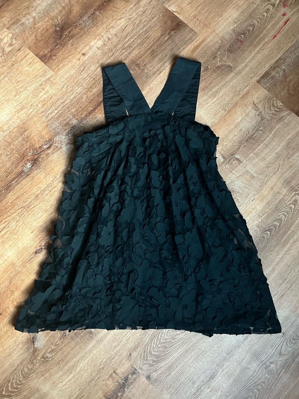 Seven Wonders Black Smocked Off Shoulder Puff Sleeve Mini Dress XS